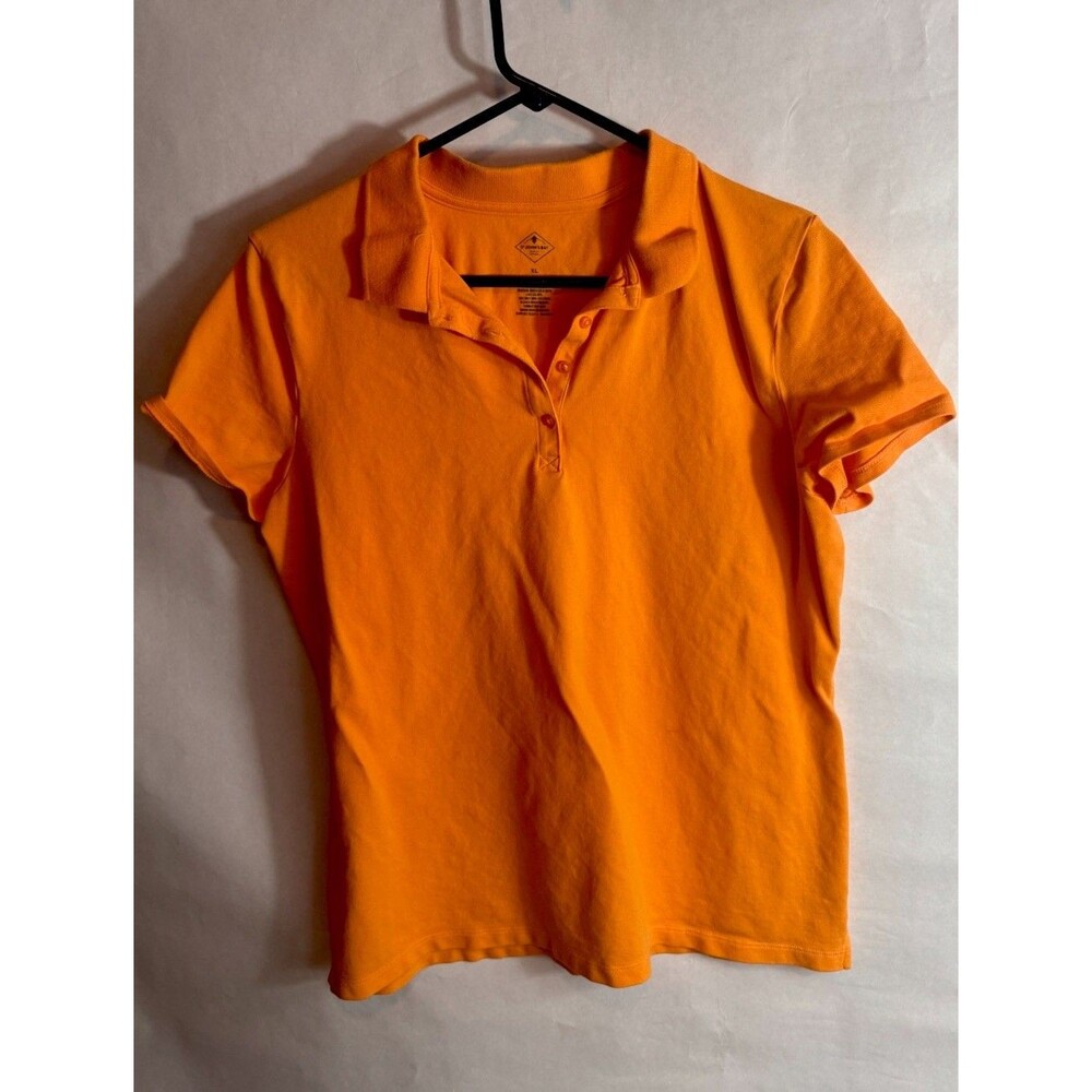 XL Women’s St John’s Bay Orange Polo Top